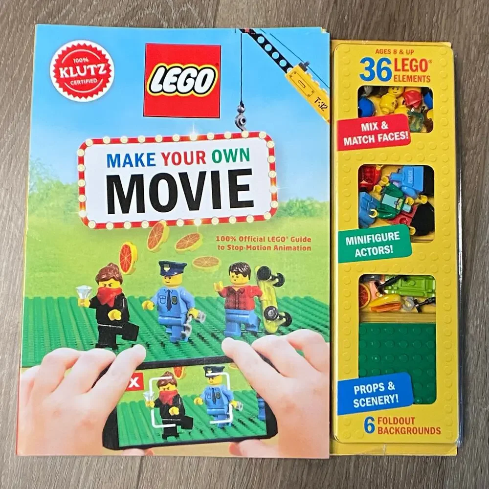 LEGO Make Your Own Movie Stop-Motion Animation Activity Kit - 36 Elements